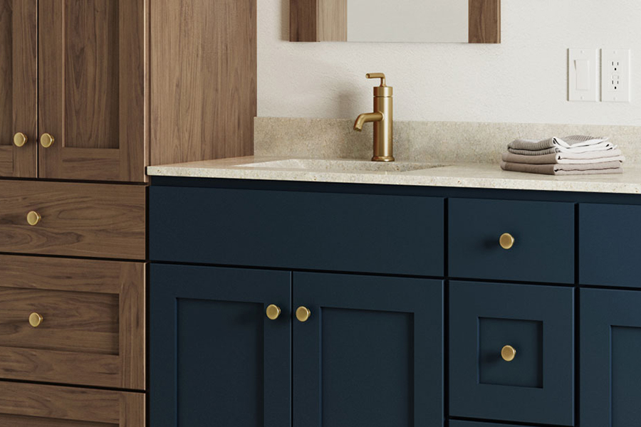 Bathroom cabinets from Bertch.